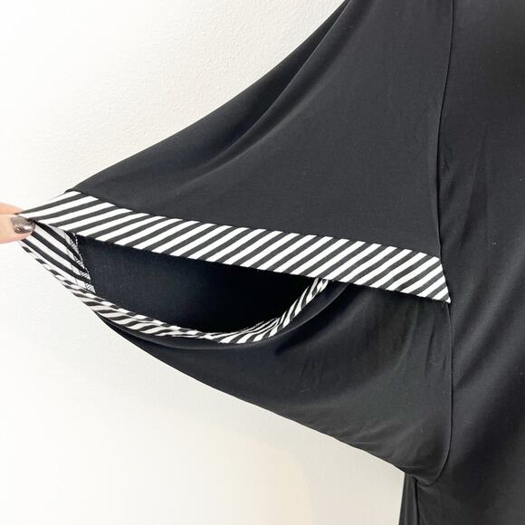 Vintage Joseph Ribkoff Mod Mini Dress Black - Picture 7 of 10